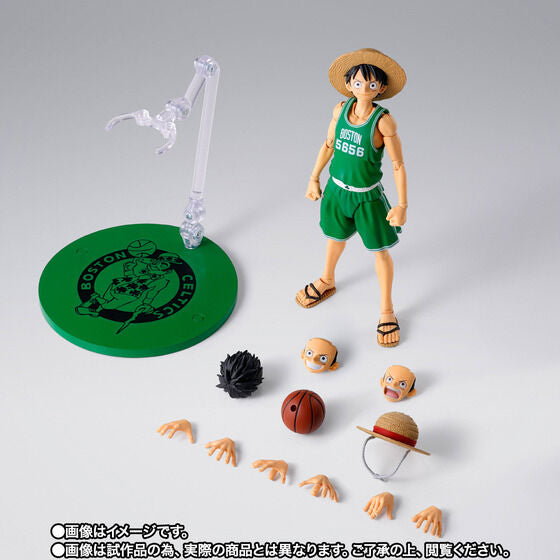 ONE PIECE × NBA ルフィ BOSTON CELTICS One Piece x NBA S.H.Figuarts - Monkey D. Luffy Boston Celtics ver