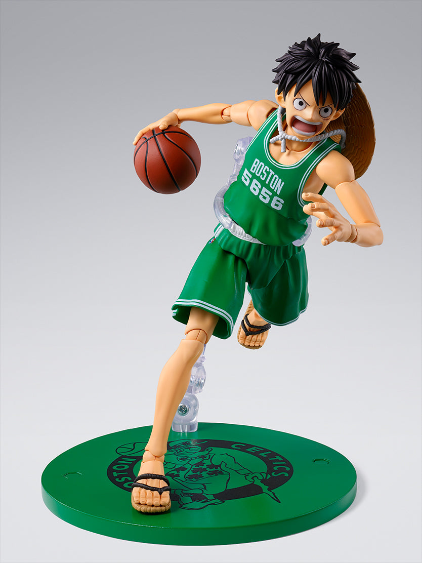 One Piece x NBA S.H.Figuarts - Monkey D. Luffy Boston Celtics ver. [Pre-Order Feb 2027]