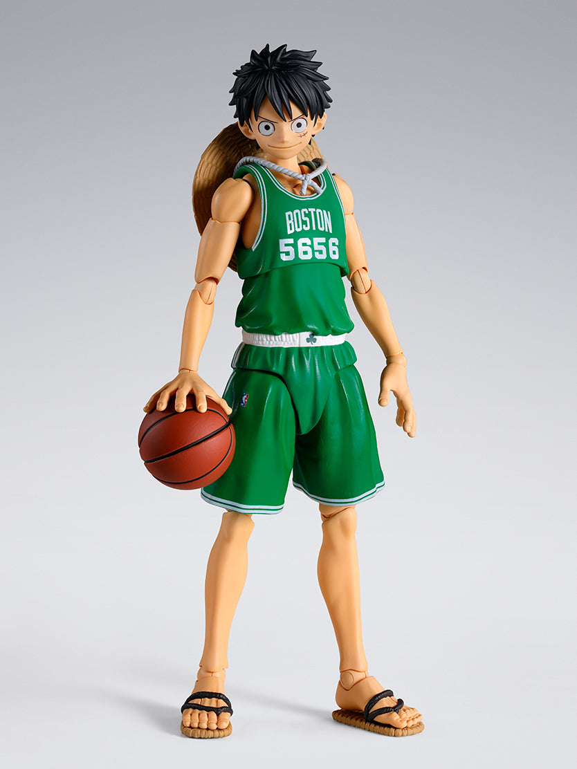 ONE PIECE モンキー・D・ルフィ ボストン・セルティックス　ＮＢA One Piece x NBA S.H.Figuarts - Monkey D. Luffy Boston Celtics ver