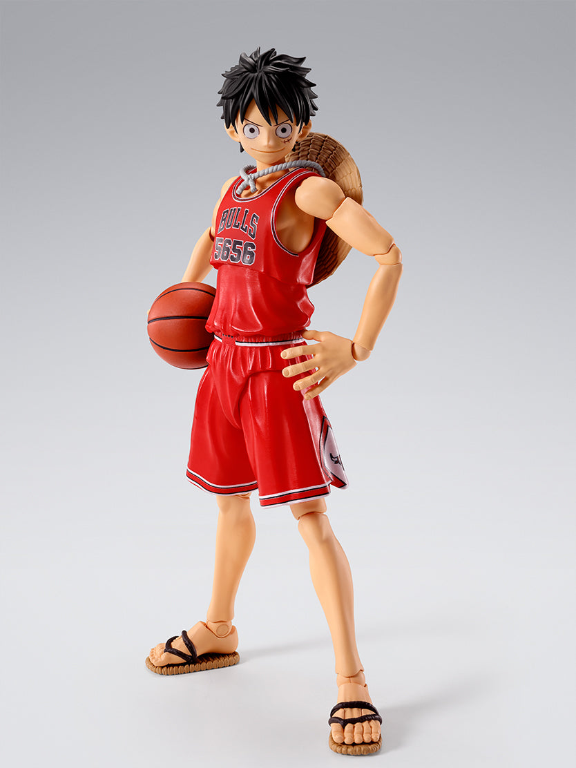 NBA CHICAGO BULLS,WARRIOS ルフィ ブルズ ワンピース One Piece x NBA S.H.Figuarts - Monkey D. Luffy Chicago Bulls ver