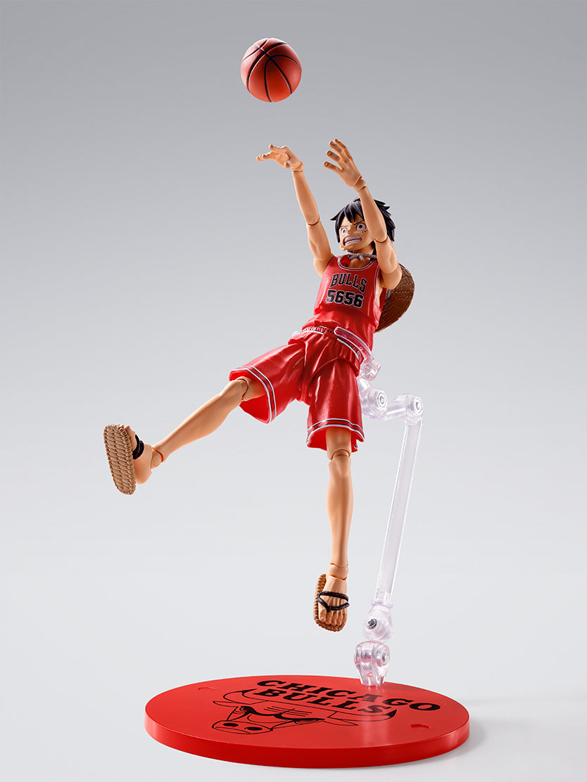 One Piece x NBA S.H.Figuarts - Monkey D. Luffy Chicago Bulls ver