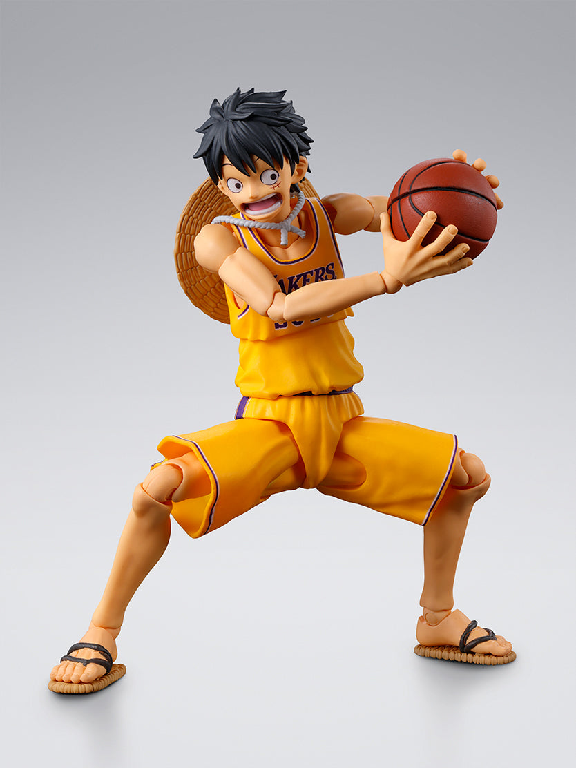 One Piece x NBA S.H.Figuarts - Monkey D. Luffy Los Angeles Lakers