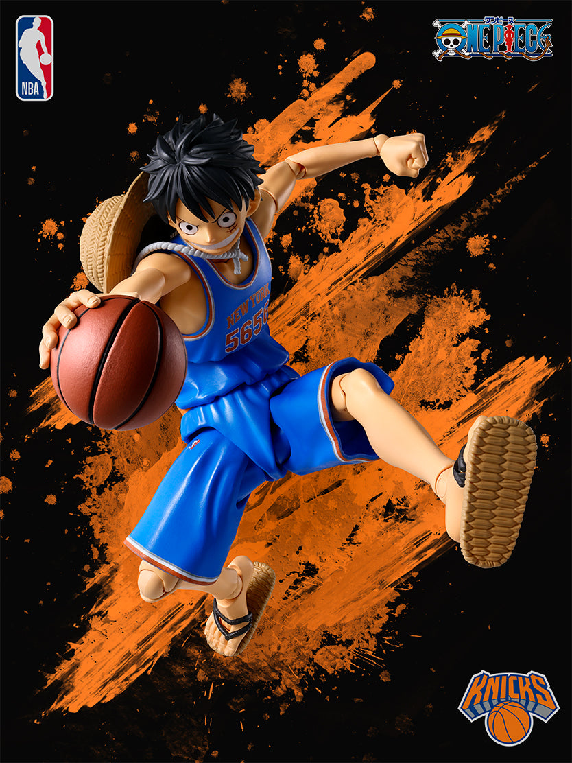 One Piece x NBA S.H.Figuarts - Monkey D. Luffy New York Knicks ver. [Pre-Order Oct 2026]