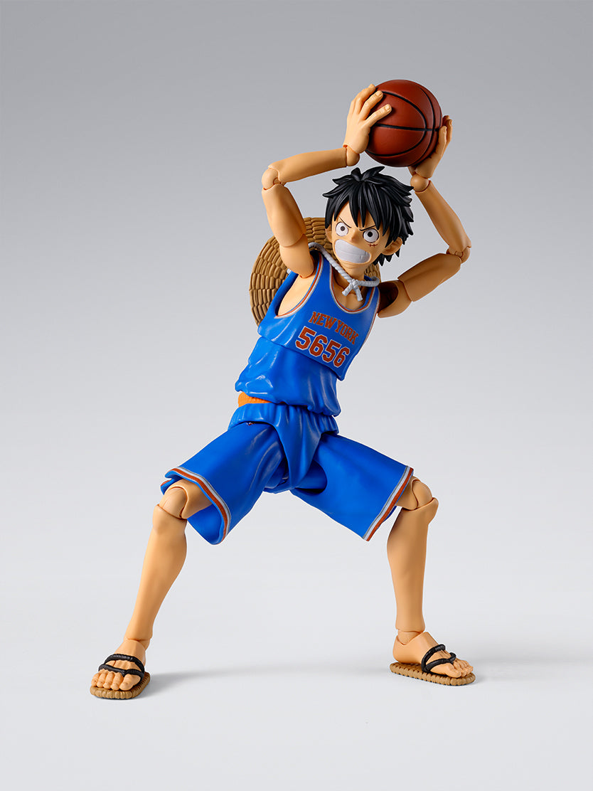 ONEPIECEBASESHOPニックス フィギュア knicks 1 One Piece x NBA S.H.Figuarts - Monkey D. Luffy New York Knicks ver