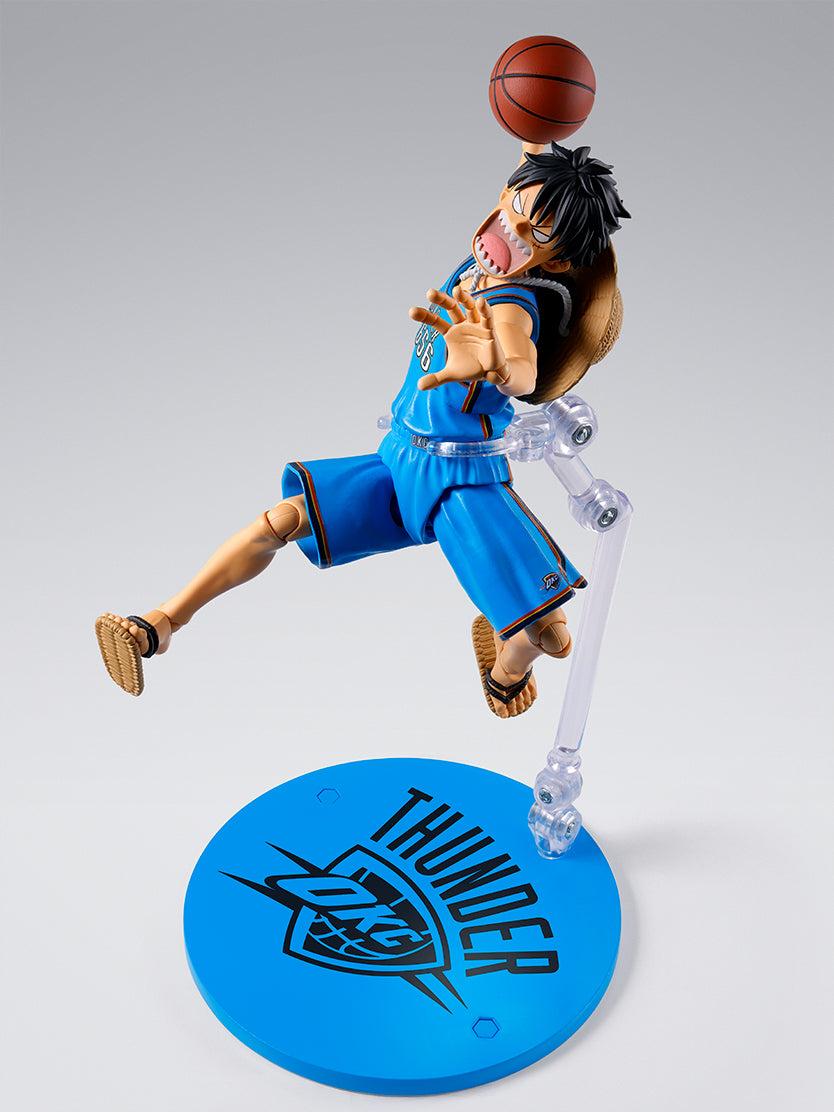 One Piece x NBA S.H.Figuarts - Monkey D. Luffy Oklahoma City Thunder ver. [Pre-Order Feb 2027]