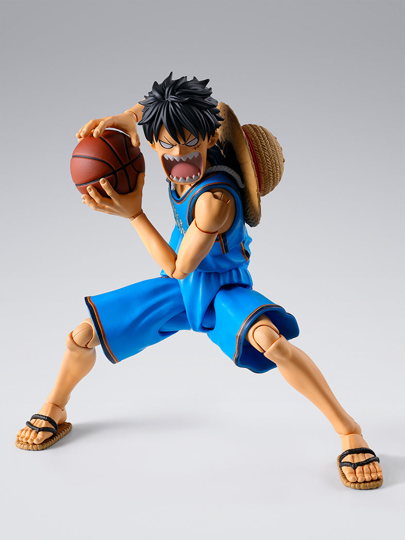 One Piece x NBA S.H.Figuarts - Monkey D. Luffy Oklahoma City Thunder ver. [Pre-Order Feb 2027]