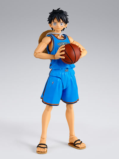 One Piece x NBA S.H.Figuarts - Monkey D. Luffy Oklahoma City Thunder ver. [Pre-Order Feb 2027]