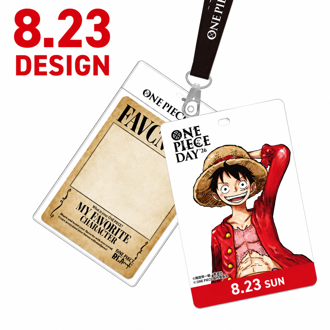One Piece x One Piece Day 26 - Admission Pass & Character Card (2 Types)