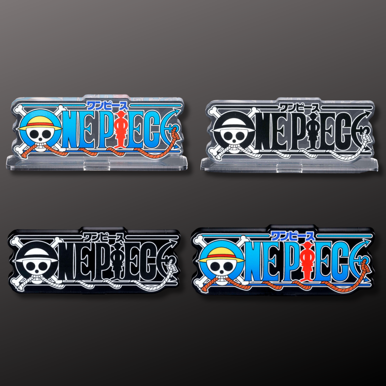 One Piece - Acrylic Logo Display One Piece (4 Types) [Pre-order Jul 2026]