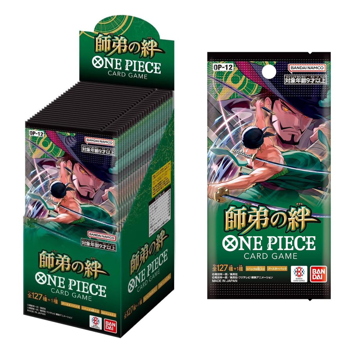 One Piece Card Game - Master and Student Bonds [OP-12] (Box)