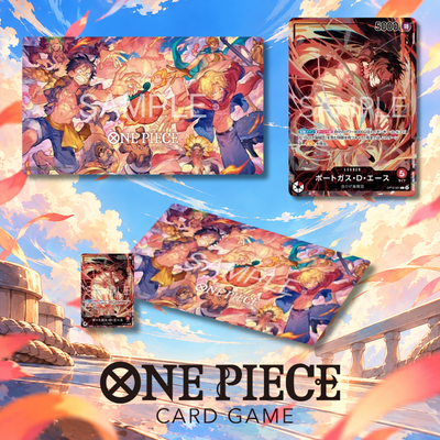 One Piece Card Game - Official Playmat & Card Set The Battle for the Mera Mera Fruit Edition