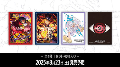 One Piece Card Game Official Card Sleeves - Official Sleeves 12 Complete Set of 4 Types