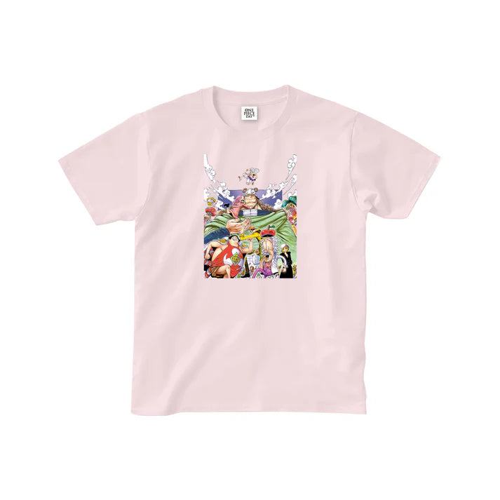 One Piece Day 25 - Comics Cover Illustration T-shirt Volume 109 White or Light Pink [Made-to-order Shipment]