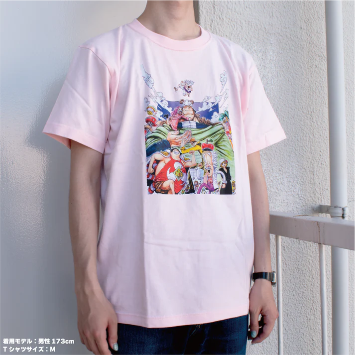 One Piece Day 25 - Comics Cover Illustration T-shirt Volume 109 White or Light Pink [Made-to-order Shipment]