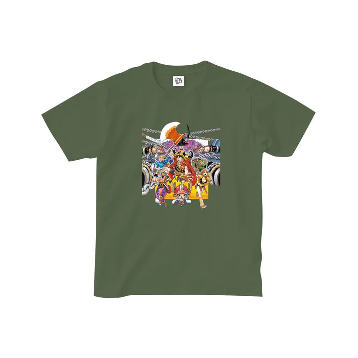 One Piece Day 25 - Comics Cover Illustration T-shirt Volume 111 White or Army Green [Made-to-order Shipment]