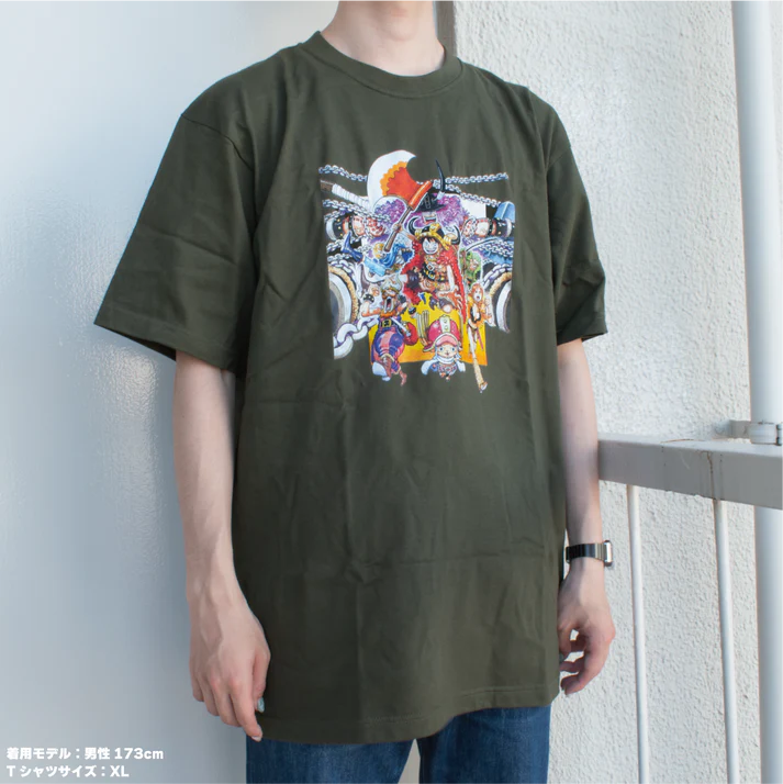 One Piece Day 25 - Comics Cover Illustration T-shirt Volume 111 White or Army Green [Made-to-order Shipment]