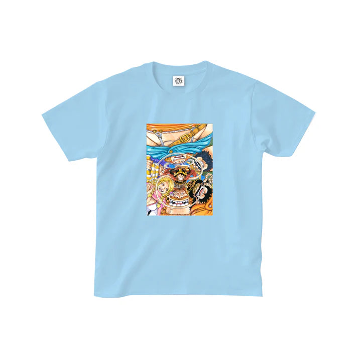 One Piece Day 25 - Comics Cover Illustration T-shirt Volume 112 White or Blue [Made-to-order Shipment]
