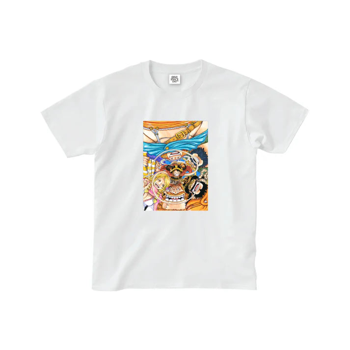 One Piece Day 25 - Comics Cover Illustration T-shirt Volume 112 White or Blue [Made-to-order Shipment]