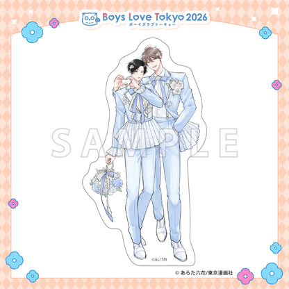 Oni Joshi Gokudera-san wa Abakaretai - Boys Love Tokyo 2026 Die-Cut Stickers [Pre-Order Late June 2026]