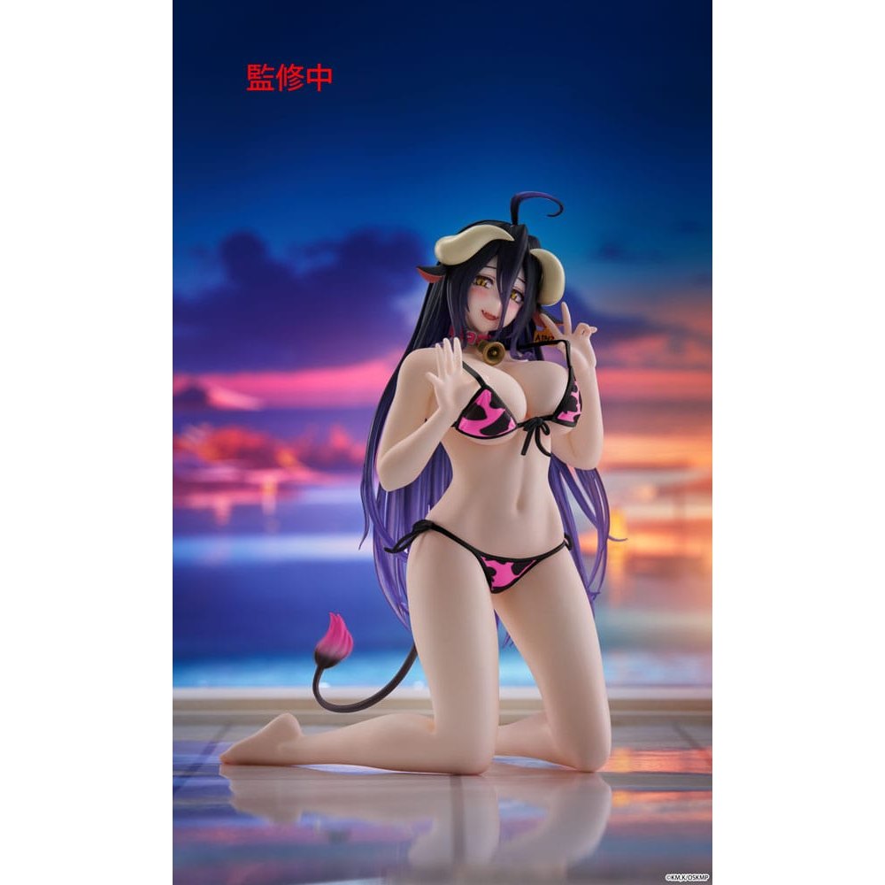 Overlord Desktop Cute - Albedo Pink Cow-Print Swimsuit Ver. Renewal [Pre-Order Jan 2026]