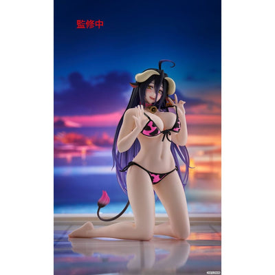Overlord Desktop Cute - Albedo Pink Cow-Print Swimsuit Ver. Renewal