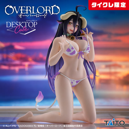 Overlord Desktop Cute - Albedo Pink Cow-Print Swimsuit Ver. Renewal (Taikure Exclusive) [Pre-Order Jan 2026]