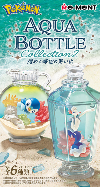 Pokemon - Re-Ment - Pokemon Aqua Bottle Collection 2 Memories of The Sparkling Seaside - Complete Set of 6