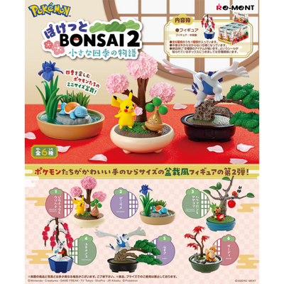 Pokemon - Re-Ment - Pokemon Bonsai 2 : A Little Story of The Four Seasons - Complete Set of 6