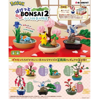 POKEMON - RE-MENT - POKEMON BONSAI 2 : A LITTLE STORY OF THE FOUR SEASONS - COMPLETE SET OF 6