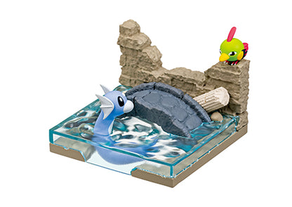 POKEMON - RE-MENT - POKEMON DIORAMA COLLECTION : CASTLE RUINS - COMPLETE SET OF 6