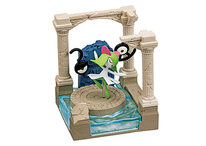 POKEMON - RE-MENT - POKEMON DIORAMA COLLECTION : CASTLE RUINS - COMPLETE SET OF 6