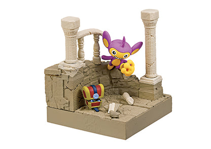 POKEMON - RE-MENT - POKEMON DIORAMA COLLECTION : CASTLE RUINS - COMPLETE SET OF 6