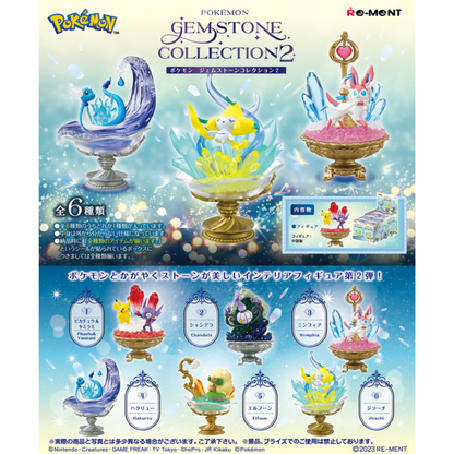 POKEMON - RE-MENT - POKEMON GEMSTONE COLLECTION 2 - COMPLETE SET OF 6