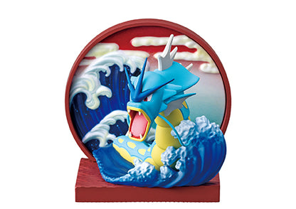 POKEMON - RE-MENT - POKEMON JAPANESE WINDOW - COMPLETE SET OF 6