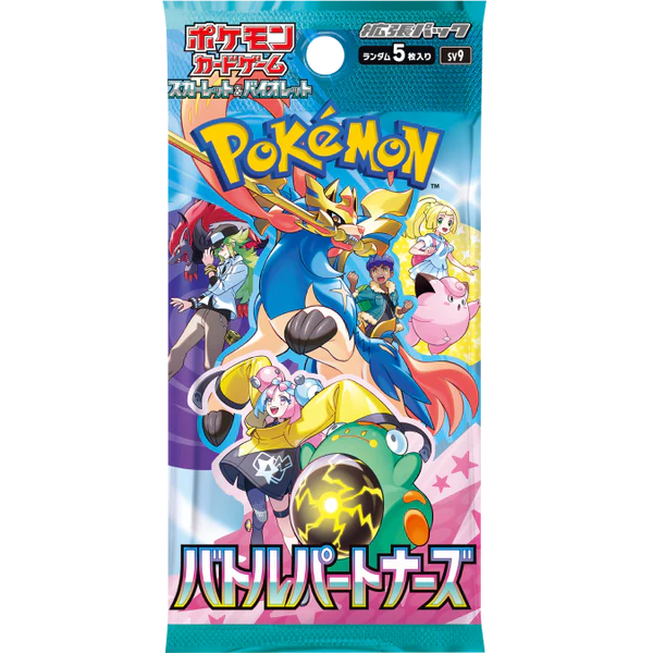 [Opened Box Without Shrink] Pokemon Card Game Scarlet & Violet Battle Partners Sv9 Box