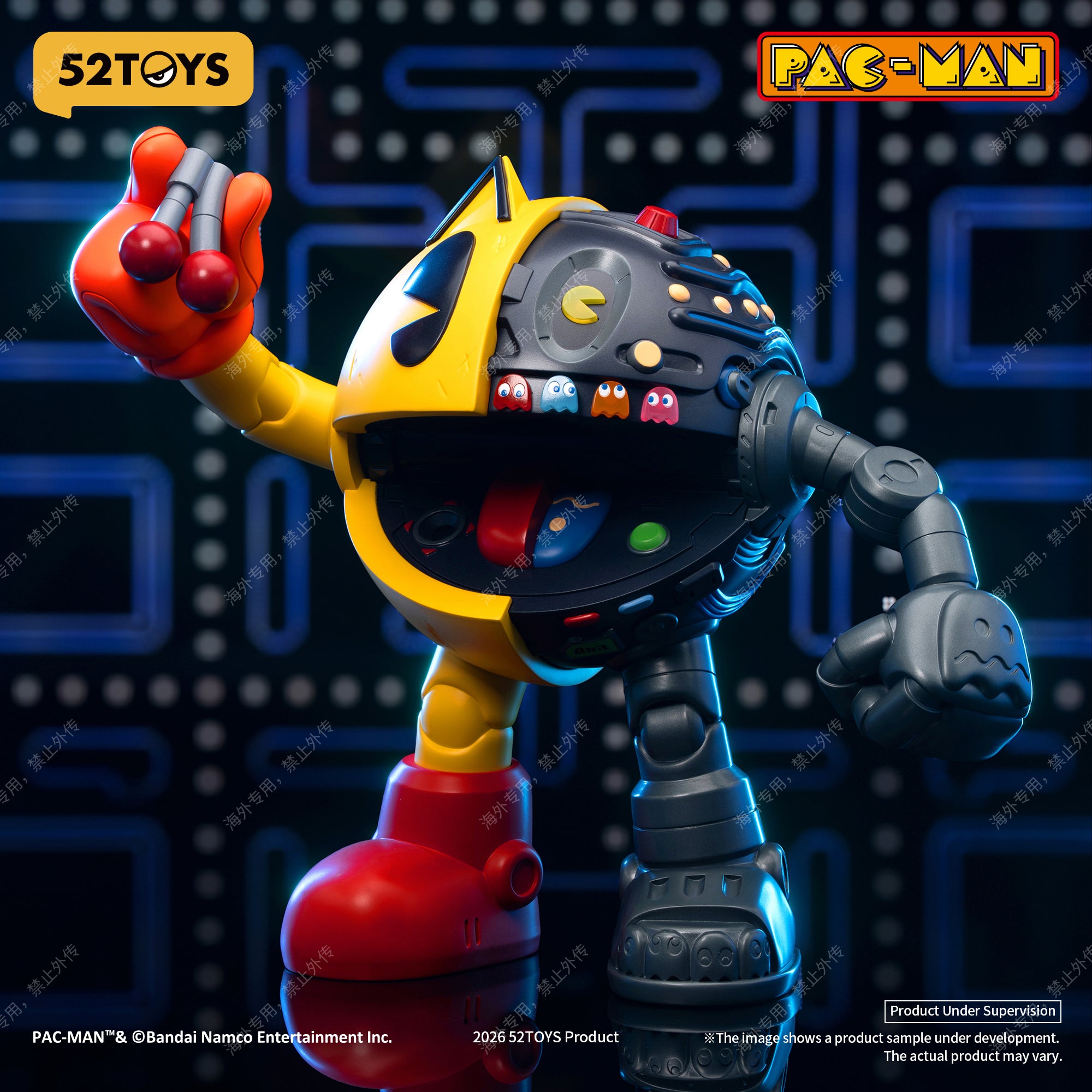 パックマン フィギュア Pac-Man figure Pac-Man 52TOYS - PAC-MAN Cyborg Premium Collectible Statue [Pre