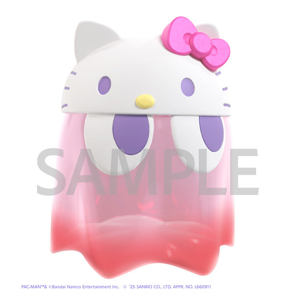 Pac-Man Pac-Man x Sanrio Characters Chibi Collect Figure - Ghost Hello Kitty Clear Color Ver. [Pre-Order Feb 2026]