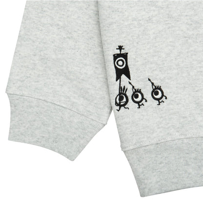 Patapon X Grapht Fashion Collection - Hatapon Embroidered Grey Sweatshirt