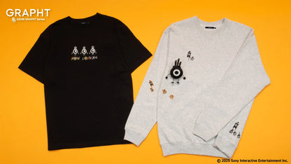 Patapon X Grapht Fashion Collection - Hatapon Embroidered Grey Sweatshirt
