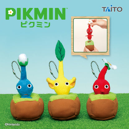Pikmin Pull-Out Plush Mascot - Complete Set Of 3 Types