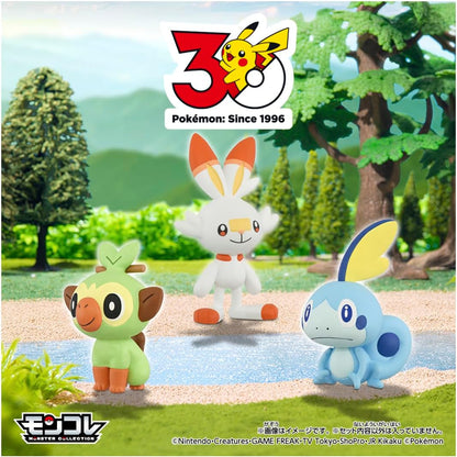 Pokemon 30th Anniversary x MonColle - Galar Region Complete Set of 3 Types [Pre-Order Feb 2026]