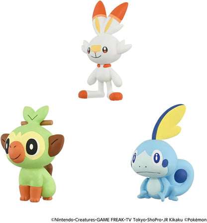 Pokemon 30th Anniversary x MonColle - Galar Region Complete Set of 3 Types [Pre-Order Feb 2026]