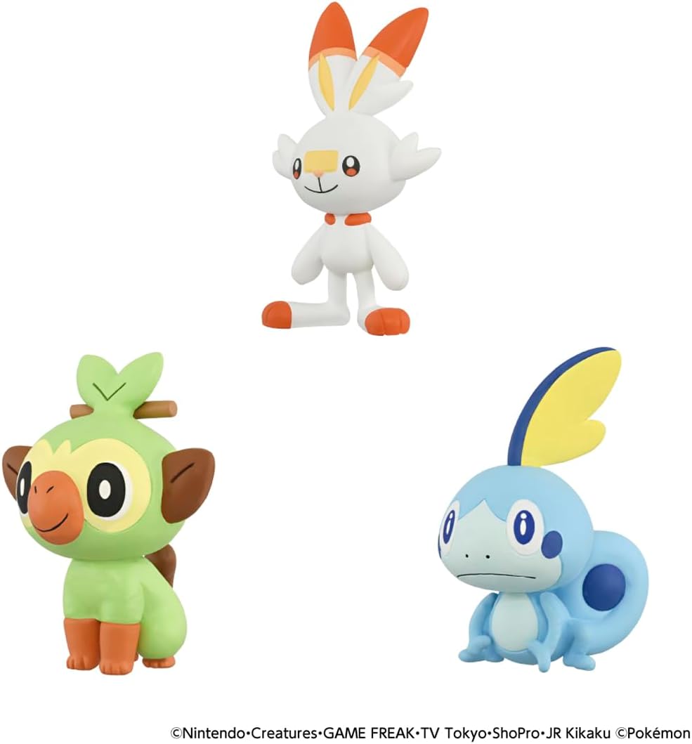 Pokemon 30th Anniversary x MonColle - Galar Region Complete Set of 3 Types [Pre-Order Feb 2026]