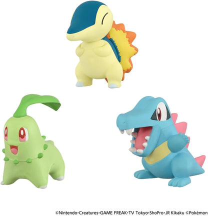 Pokemon 30th Anniversary x MonColle - Johto Region Complete Set of 3 Types [Pre-Order Feb 2026]