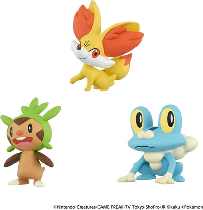 Pokemon 30th Anniversary x MonColle - Kalos Region Complete Set of 3 Types [Pre-Order Feb 2026]