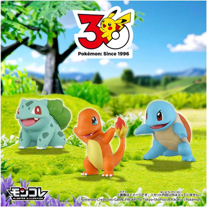 Pokemon 30th Anniversary x MonColle - Kanto Region Complete Set of 3 Types [Pre-Order Feb 2026]