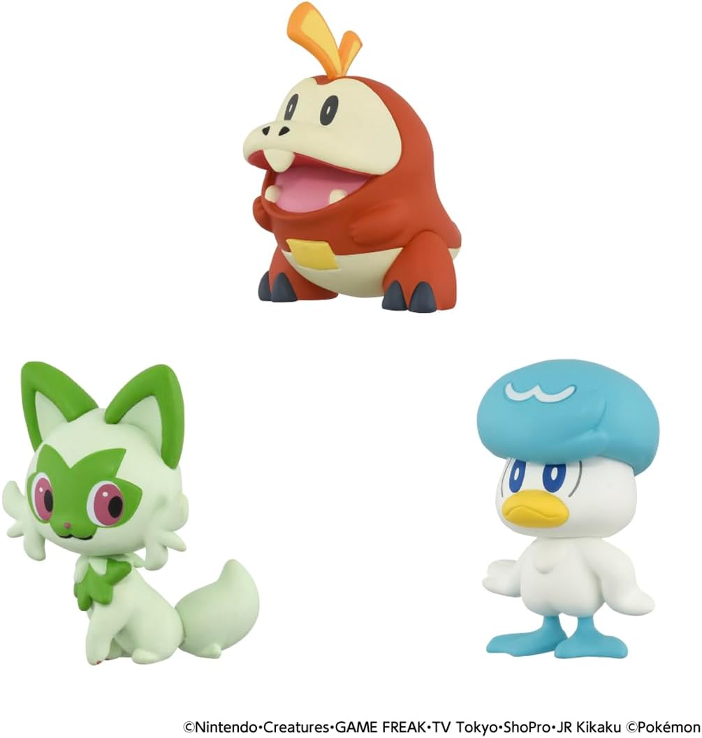 Pokemon 30th Anniversary x MonColle - Paldea Region Complete Set of 3 Types [Pre-Order Feb 2026]