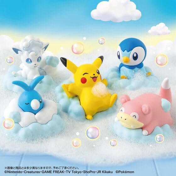 Pokemon Bubble Fever Surprise Egg - Let's play with bubbles together! Set of 5 [Random]