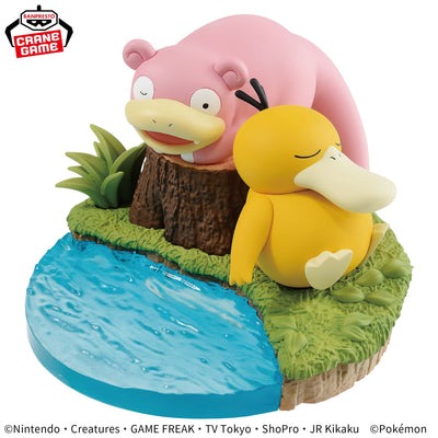 Pokemon Figure - Relaxing Time Psyduck & Slowpoke Figure