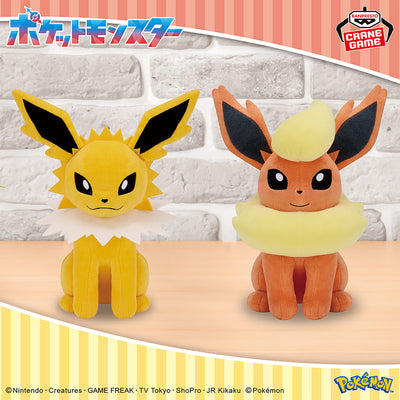 Pokemon Fluffy Plush Toy Eevee Friends - Jolteon